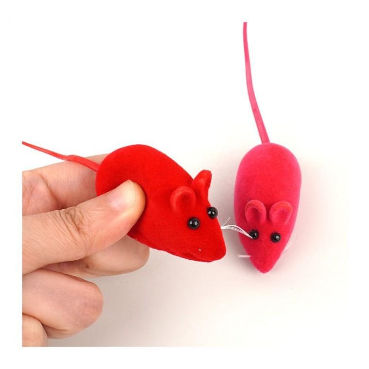 쥐모양 고양이 장난감 토이 운동 해소 놀이 소리나는 스트레스 캣 2P 애묘