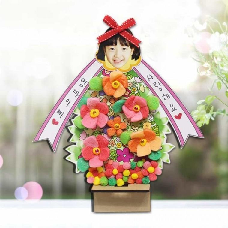 미니화환 주일학교만들기 유치원만들기키트 어린이DIY