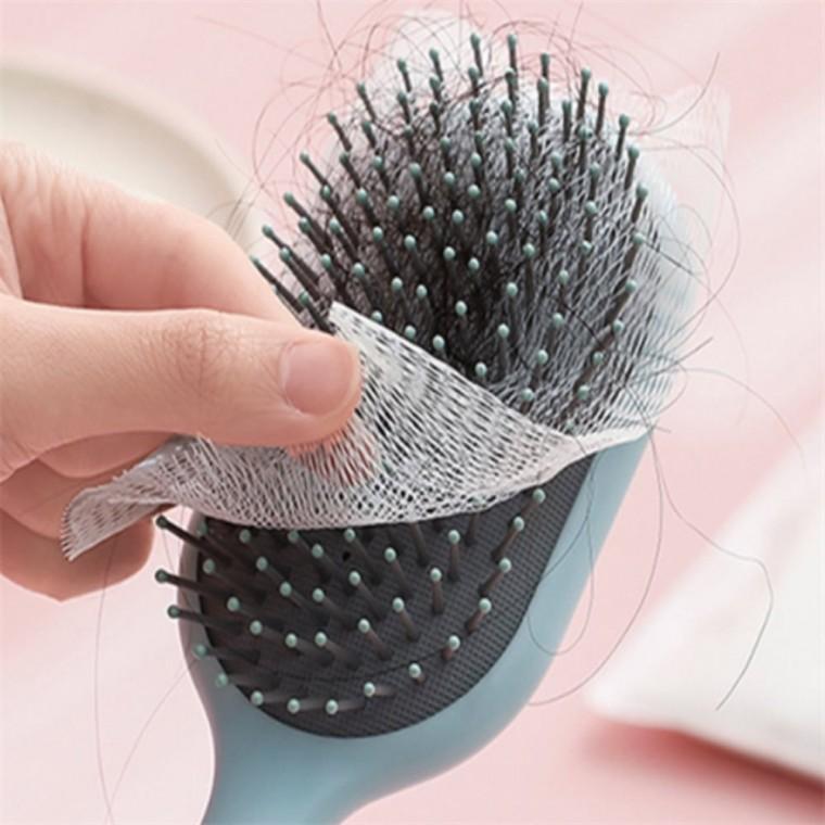 브러쉬망 헤어빗청소 그물망 빗머리카락제거
