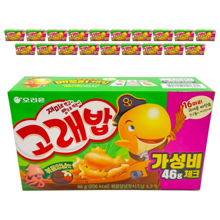 오리온 고래밥 볶음양념맛 46g x 20개