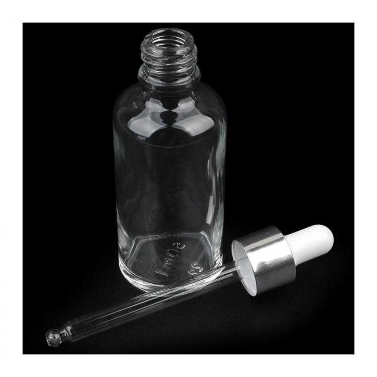 스포이드 유리병 50ml 리필 세럼 화장수 여행 소분 투명 휴대용 공병