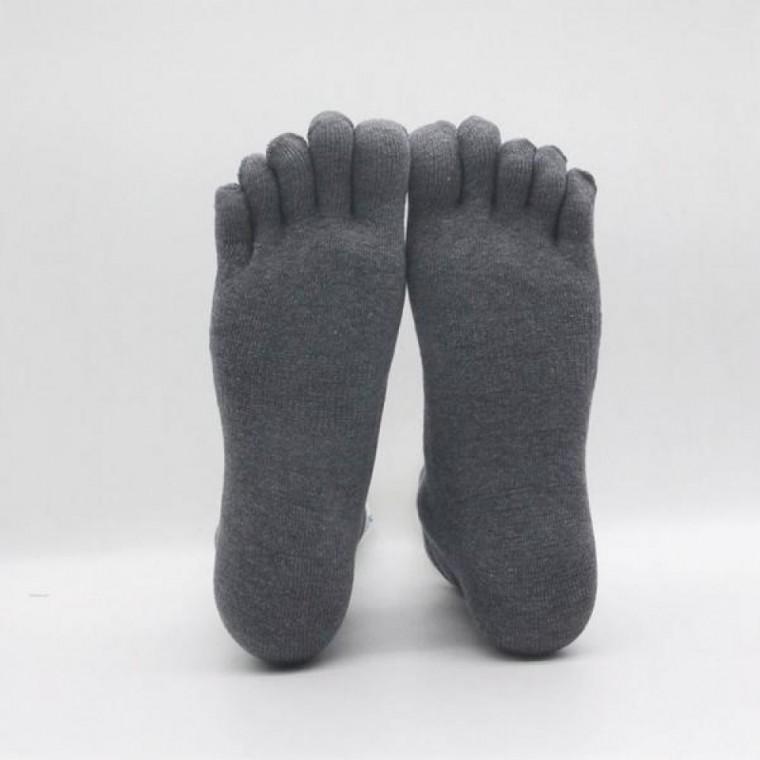여성용 발가락 장목양말 진회색 5켤레