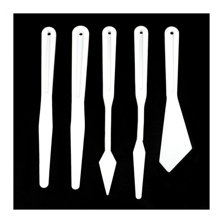 페인팅 나이프 5P 혼합 유화 화구 도구 미술 팔레트 아크릴 조색