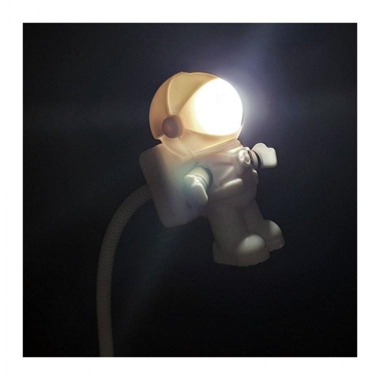 USB 우주인 독서등 스탠드 야간 무드등 조명 학생 침대 북라이트