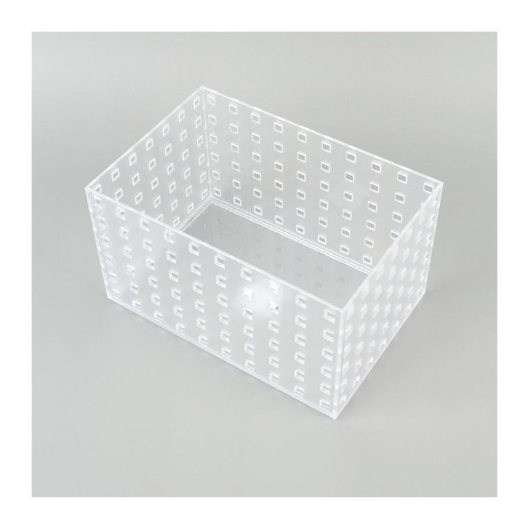 반투명 적층 보관함 정리 뚜껑 공간 210x140 먼지차단 서랍 소품 화장대
