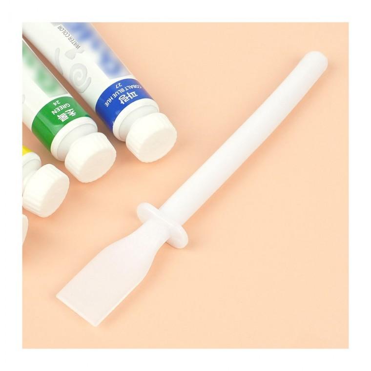 1p 플라스틱 페인팅 혼합 나이프 조색칼 미술 팔레트 도구 물감 화방 작업