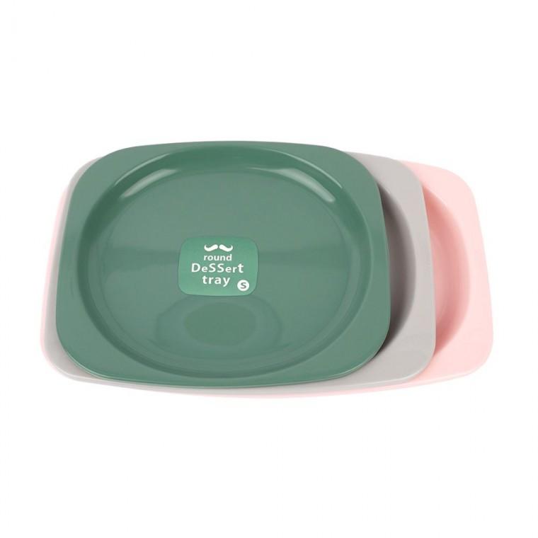 타원형 디저트 쟁반 카페 서빙 베이커리 접시 간식 과일 플레이트