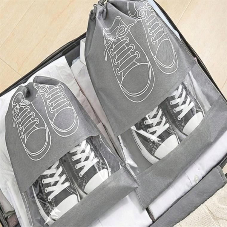 신발 보관주머니 여행 부직포 슈즈백 32x44cm 여행용신발주머니 신발가방 부직포파우치