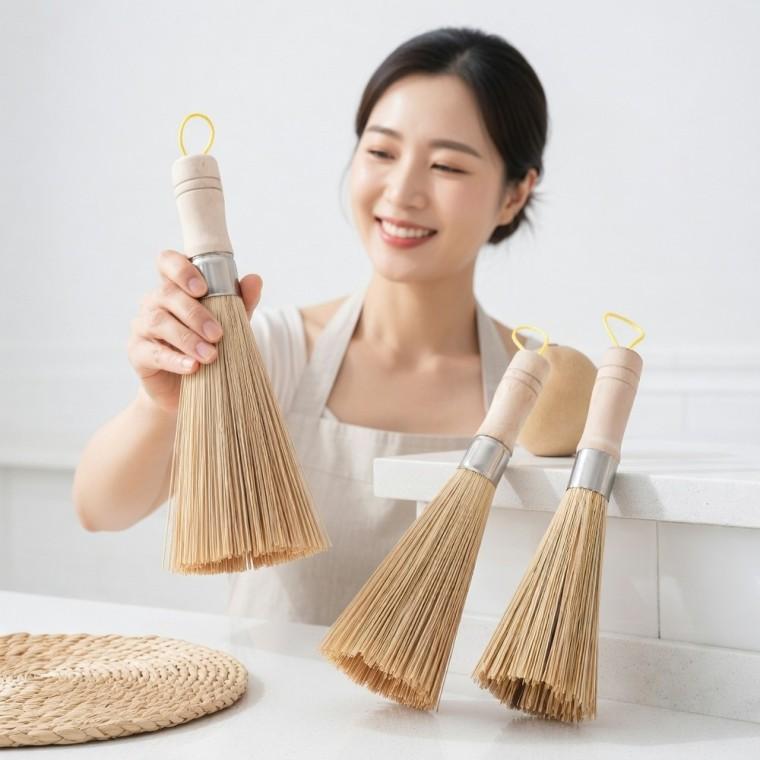 컵 설거지 텀블러 병 애벌 대나무 냄비솔