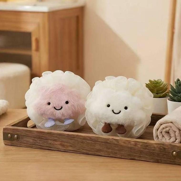 구름 샤워볼 2종 목욕거품볼 욕실목욕용품