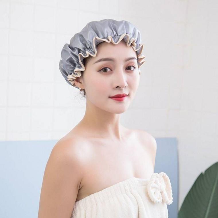 방수 샤워헤어캡 1+1 염색모자 위생모자