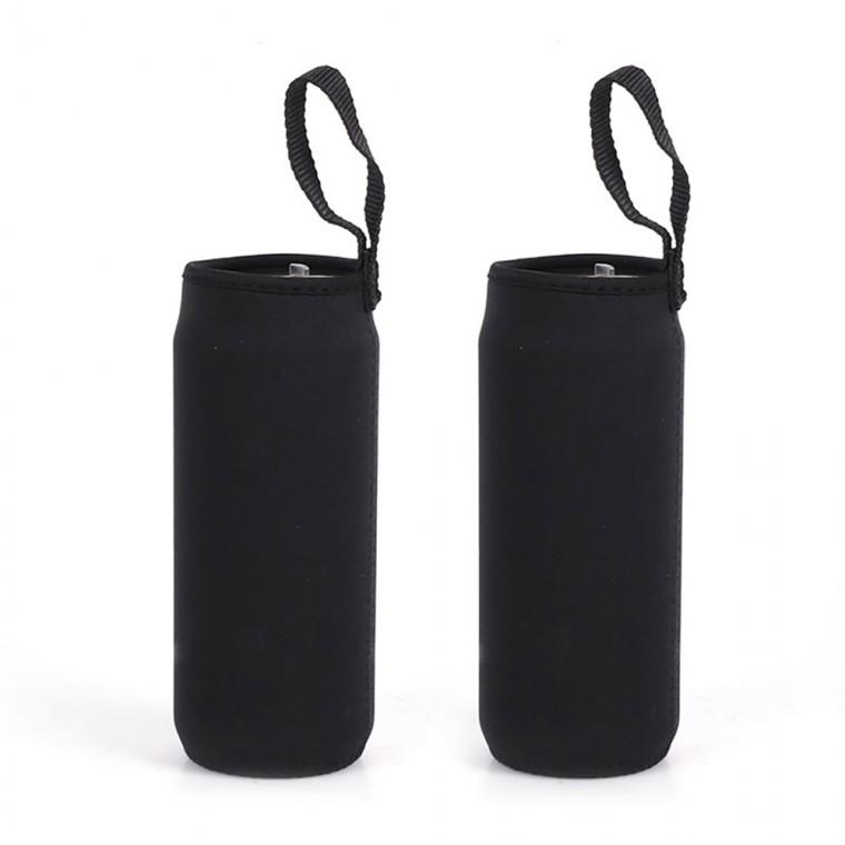 네오프렌 물병 파우치 2P세트(1500ml) (블랙) 보온병파우치 보냉병파우치 보온보냉파우치 물통파우치
