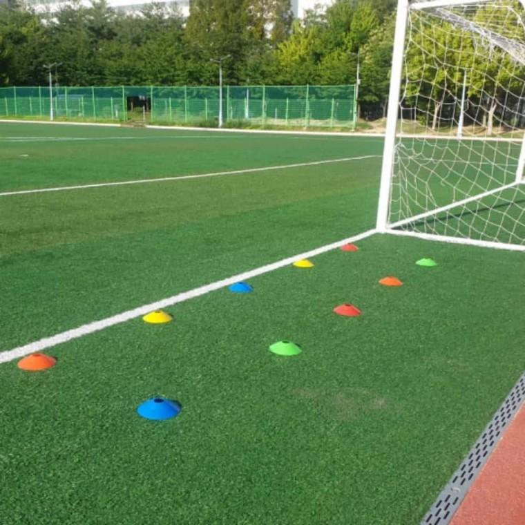 칼라 접시콘 스포츠콘 스텝훈련 트레이닝콘 축구용품 축구접시콘