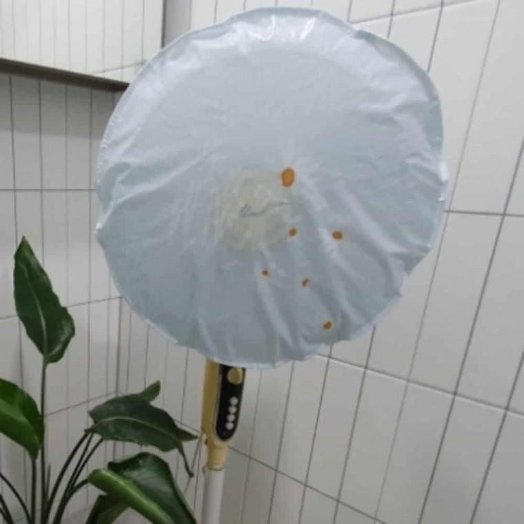선풍기 덮개 블루 스탠드선풍기커버 선풍기보관커버 선풍기망 키큰선풍기커버 선풍기보관