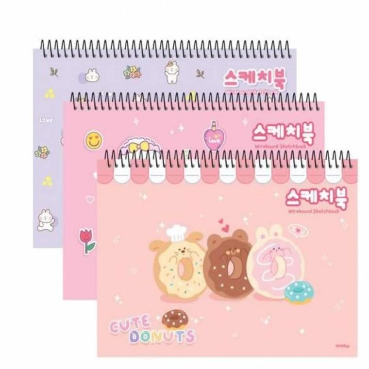 캐릭터 스케치북(랜덤) 그림스케치북 스케치북도화지 캐릭터도화지 손잡이스케치북 초등스케치북