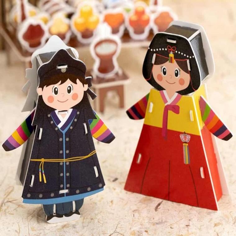 전통차례상 만들기 미술교구 공예재료 어린이집만들기 미술재료 만들기교구