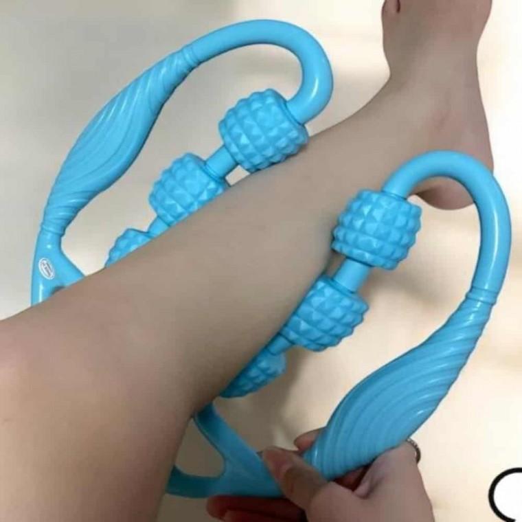 종아리 마사지기 블루 롤링마사지기 복부마사지 수동마사지기 다리마사지기 종아리지압