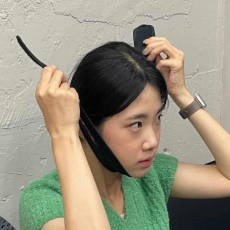코골이 입벌림방지 밴드 블랙 잠잘때입벌림 입벌림방지수면밴드 수면입밴드 수면입벌림방지 수면입벌림