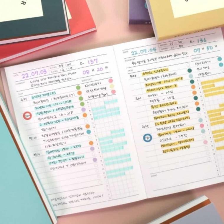 스터디플래너 4개월용 초등스터디플래너 스터디플래너다이어리 스터디플래너탁상 초등학생스터디플래너 스
