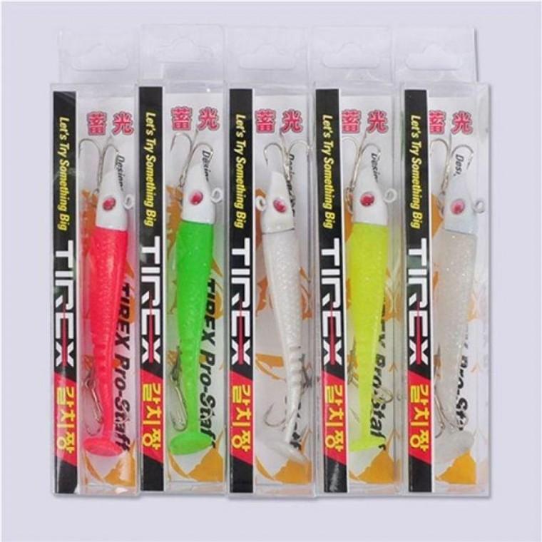 국내산 TIREX 물결채비 갈치웜 케이무라 지그헤드 가짜미끼 헤드 장비 케이무라 실리콘 민물 낚시