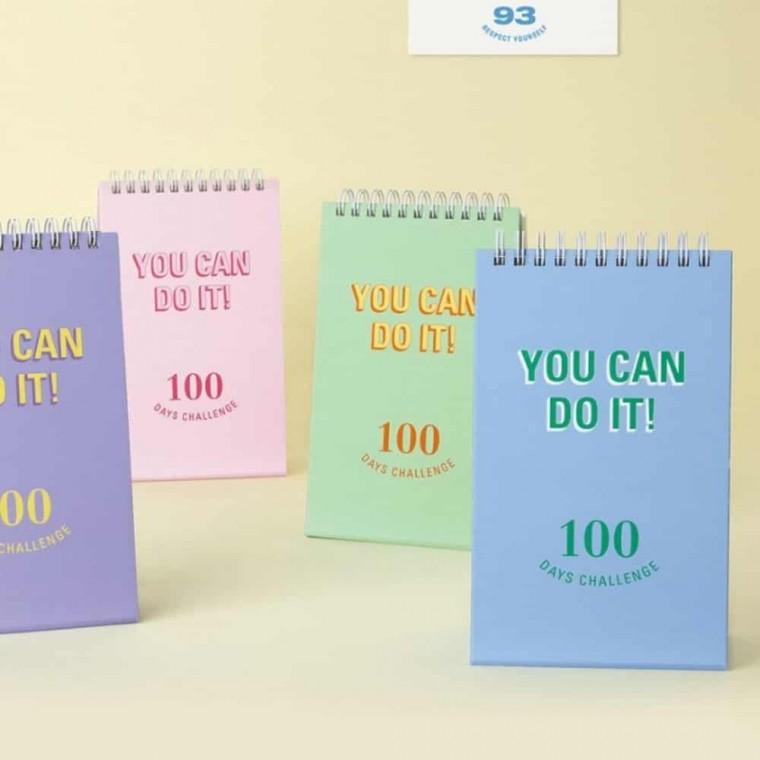 챌린지 플래너 100일 플래너다이어리 중학생스터디플래너 다이어리 스케쥴노트 다이어리플래너