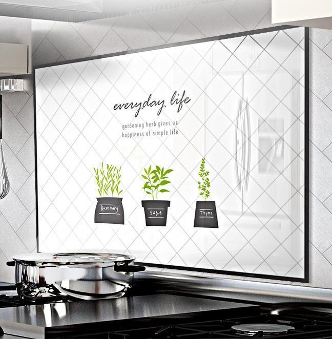 주방 아트보드 600x600mm 인테리어유리 주방강화유리