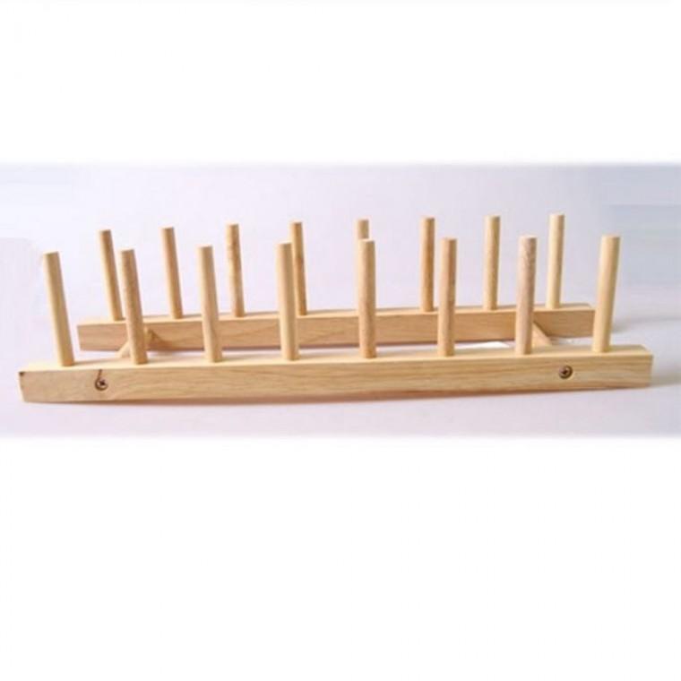그릇수납 꽂이 원목접시꽂이 접시선반