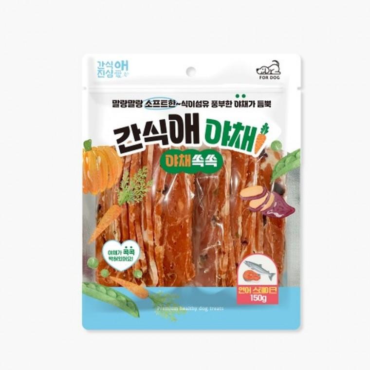 (3개묶음)간식애야채 소프트 연어스테이크150g