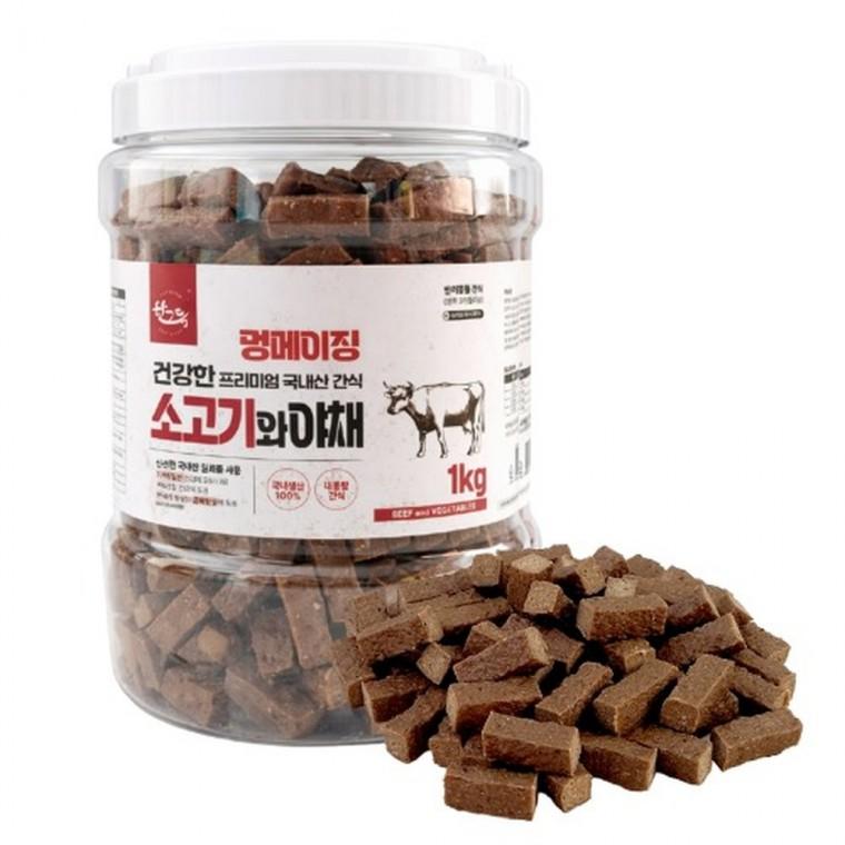 [리뉴얼][국내산통간식]멍메이징(소고기와야채/1kg)