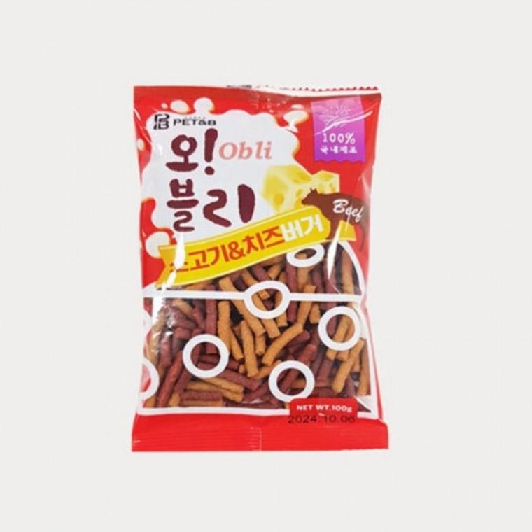 (20개묶음)오블리 소고기 치즈버거100g