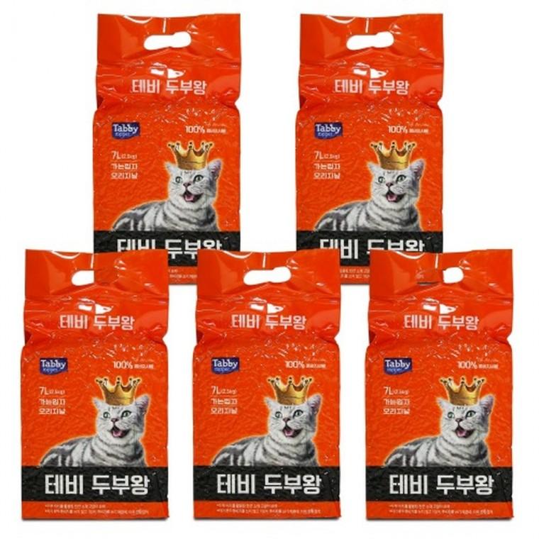 테비 두부왕 가는입자7L 오리지날X5개(1박스)
