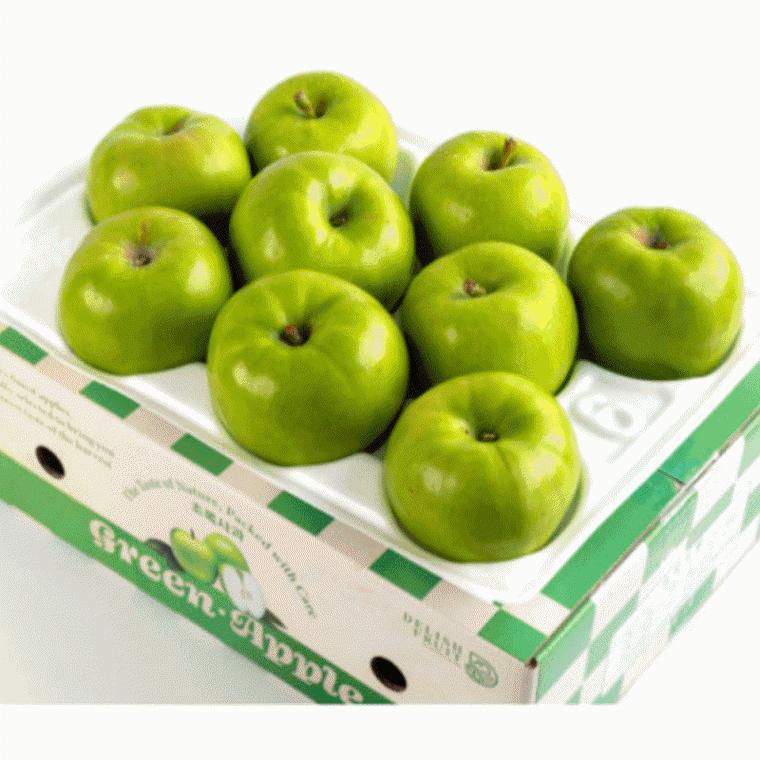 사과 아오리 썸머킹 초록 여름 경북 아삭 11과 2kg apple