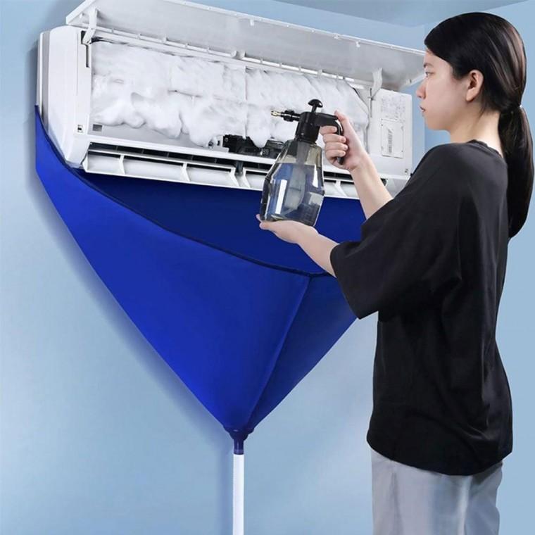 에어콘 셀프 청소 커버