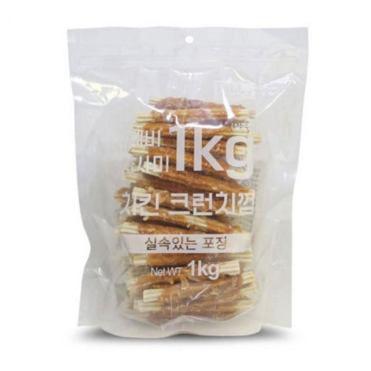 테비사사미 치킨 크런치껌1kg