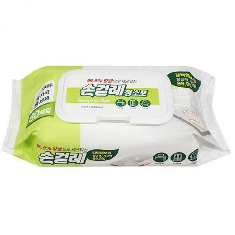 일회용 걸레 티슈 행주 바닥 식탁 청소 걸레 80매
