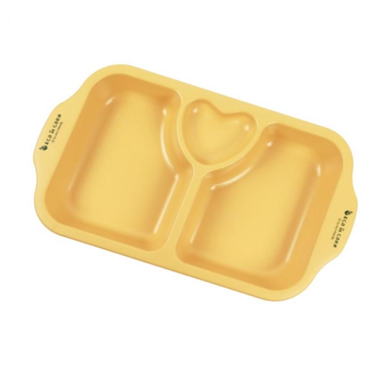 옥수수 간식접시 옥수수성분 간식용기 나눔접시