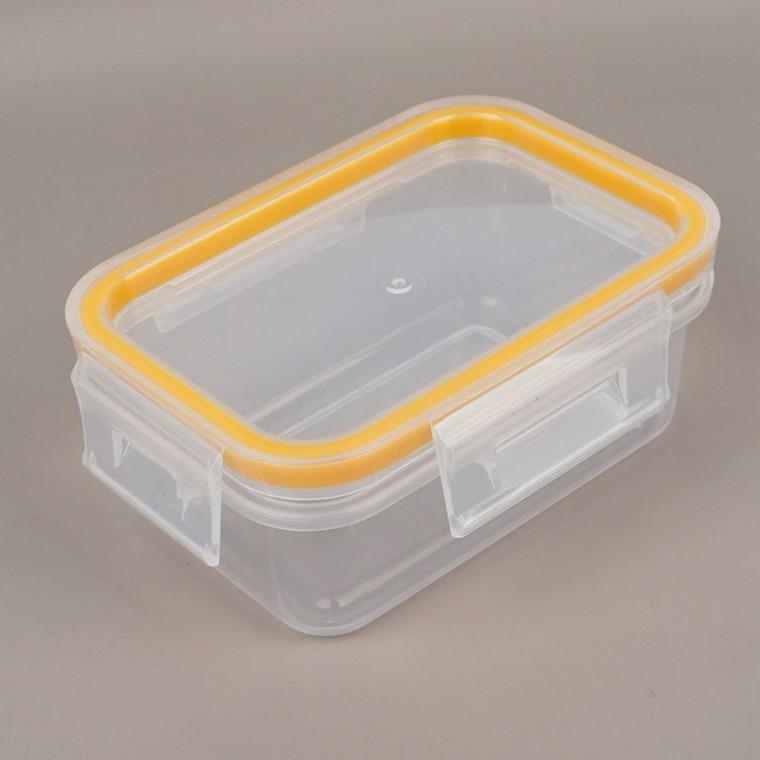 반찬통 밀폐 투명 뚜껑 누수 220ml 차단 냉장 사각 보관 일반밀폐 위생 소분