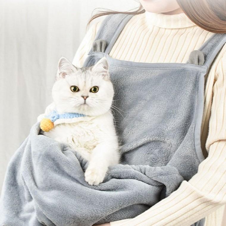 고양이 그루밍 담요 고양이담요 고양이포대기 고양이앞포대기