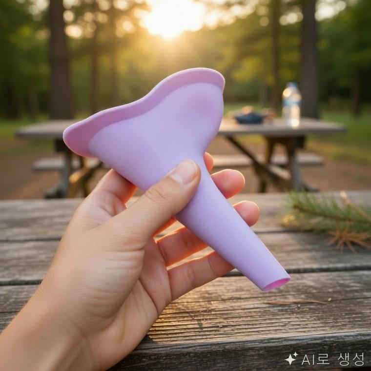 깔때기 여성 소변기 배뇨기 간이소변기 이동식소변기 여성환자소변기