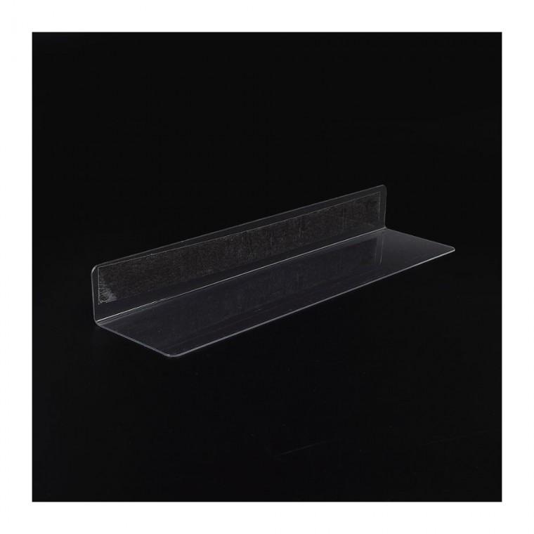 자석 L형 이동 정리 투명 서랍 1P 분리 구획 25x6cm 소품진열 간편 칸막이