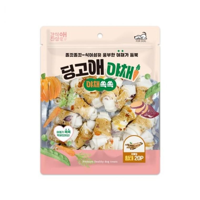(2개묶음)딩고애야채 마블링 딩고본 황태20P