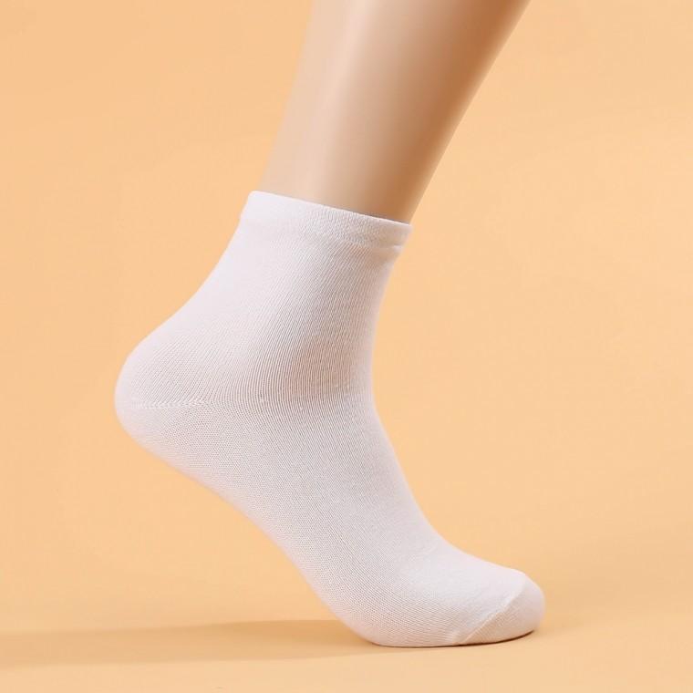 깔끔 무지 남성 중목양말 10켤레세트(화이트)