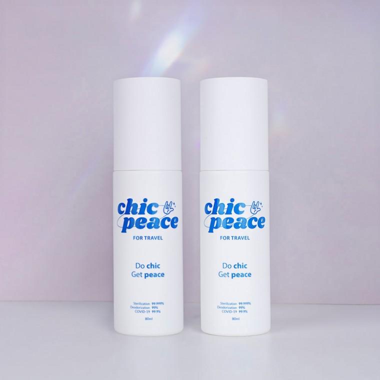 칙피스 살균소독탈취제 80ml 2개입 여행아이템