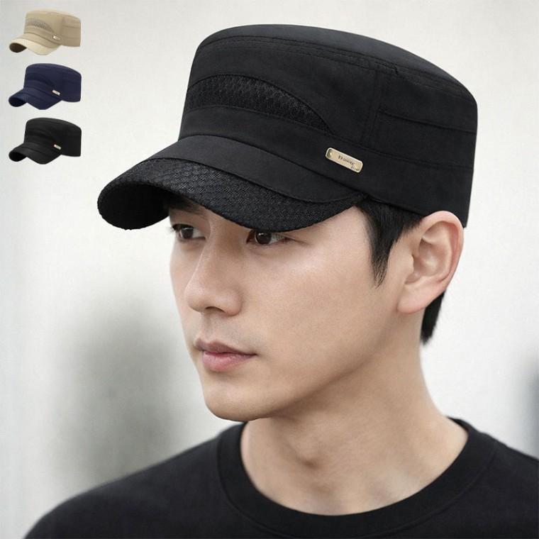 메탈 포인트 캐주얼 군모