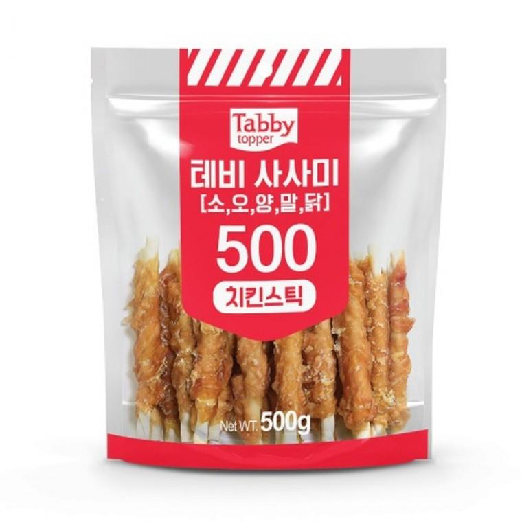 (2개묶음)테비사사미 치킨스틱 500g