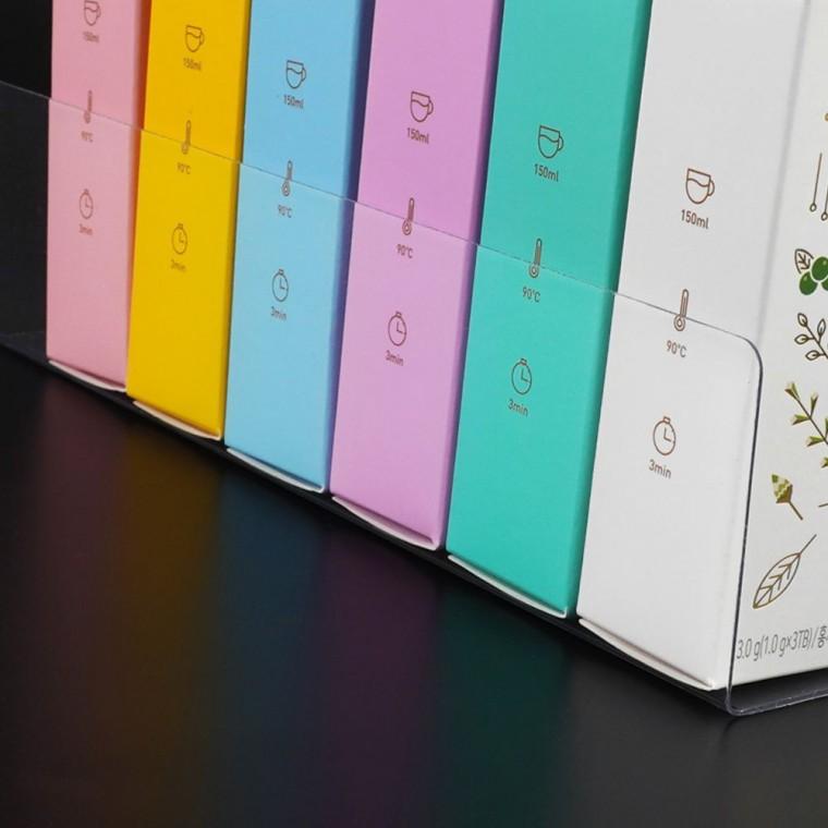 소품진열 상품분리칸막이 공간 L형 서랍 배치 1P 투명칸막이진열대 아크릴 정리