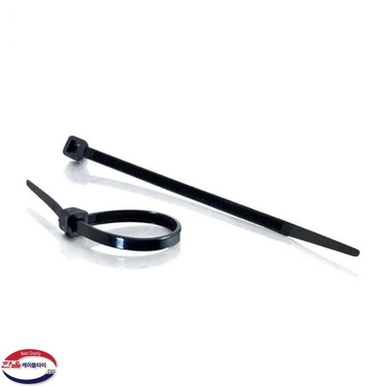 한올 블랙 케이블타이 SB-450 9x450mm 100P 전선 선정리끈