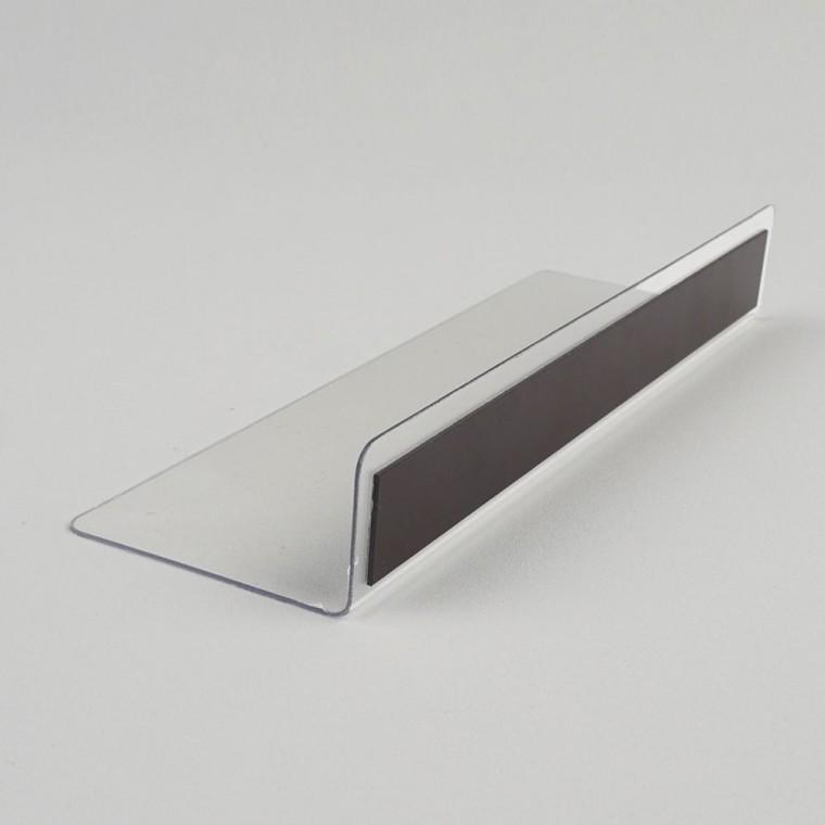 제품진열대 투명칸막이진열대 20x6cm 정리 투명 자석 간편 서랍 1P 상품분리칸막이