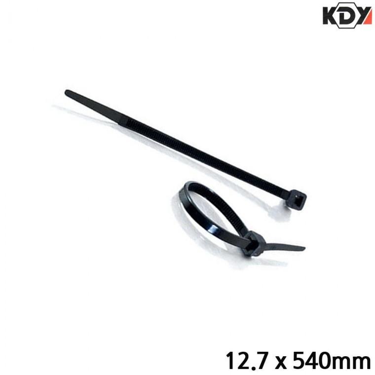 KDY 블랙 케이블타이 12.7 x 540mm 100개입 전선 선정리끈