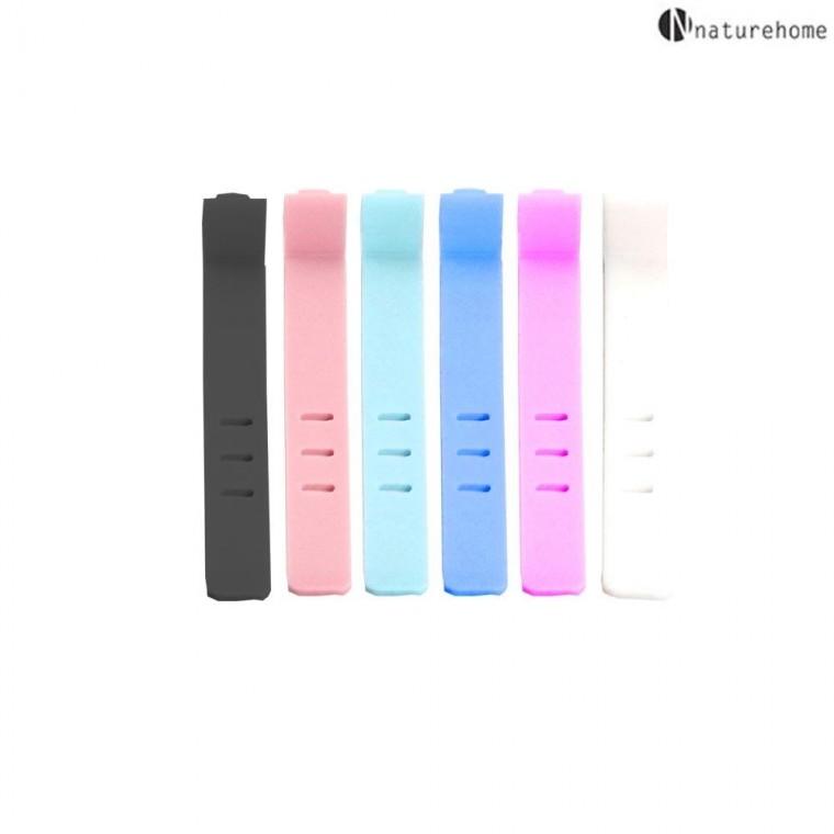네이처홈 실리콘 케이블타이 6p 이어폰 전선 선정리 홀더